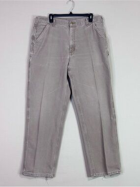 Carhartt B11 Dungaree Fit Double Knee Carpenter Pants 38x34 Fade